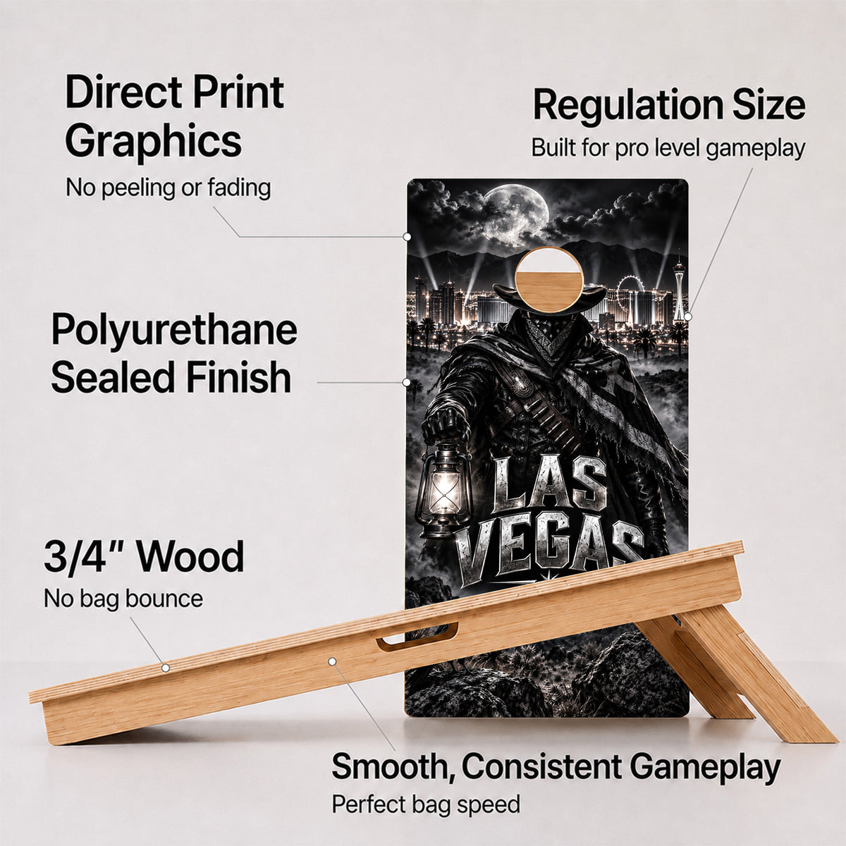 Las Vegas Football Professional Cornhole Boards