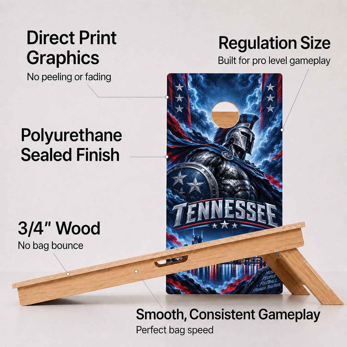 Tennessee Football Professional Cornhole Boards
