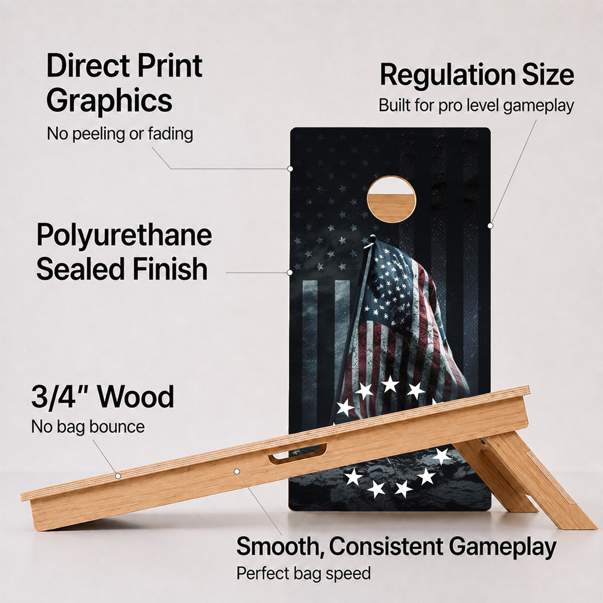 1776 Professional Cornhole Boards