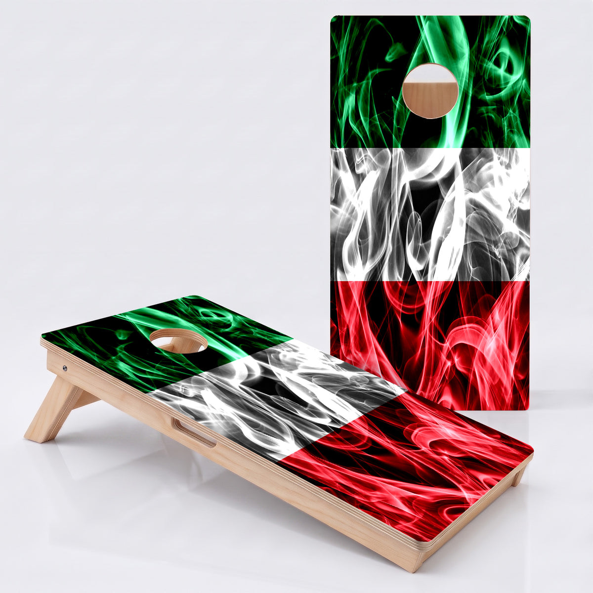 Italy Flag Professional Cornhole Boards