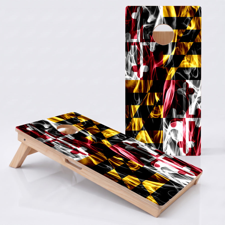 Maryland Flag Professional Cornhole Boards