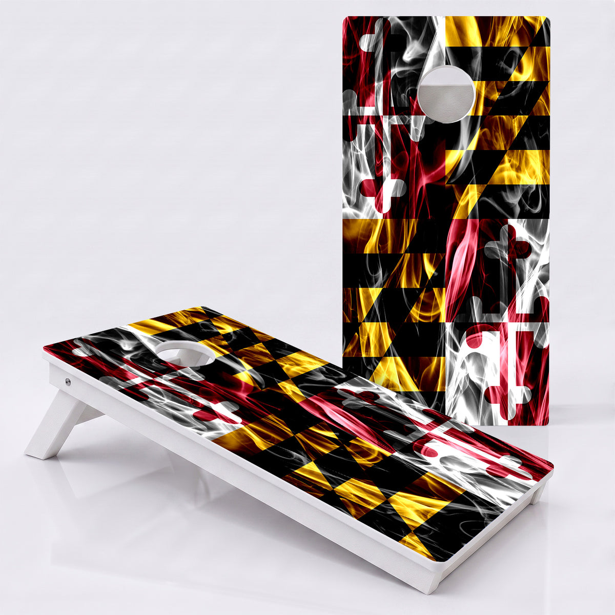 Maryland Flag Weather Proof Cornhole Boards