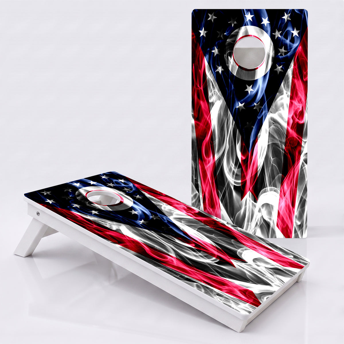 Ohio Flag Weather Proof Cornhole Boards