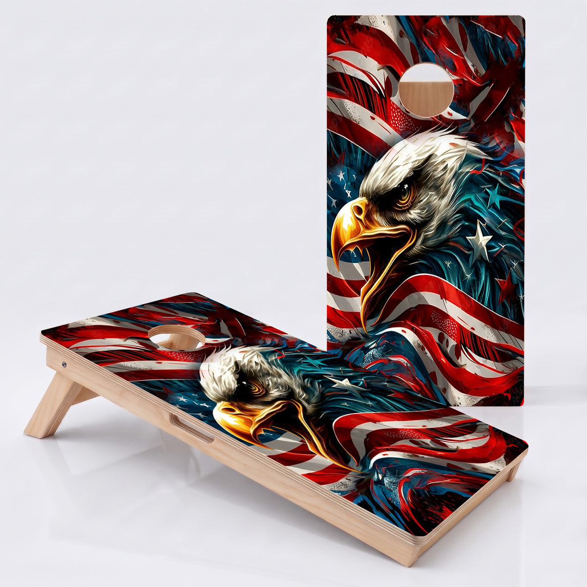 USA Patriotic Eagle Professional Cornhole Boards