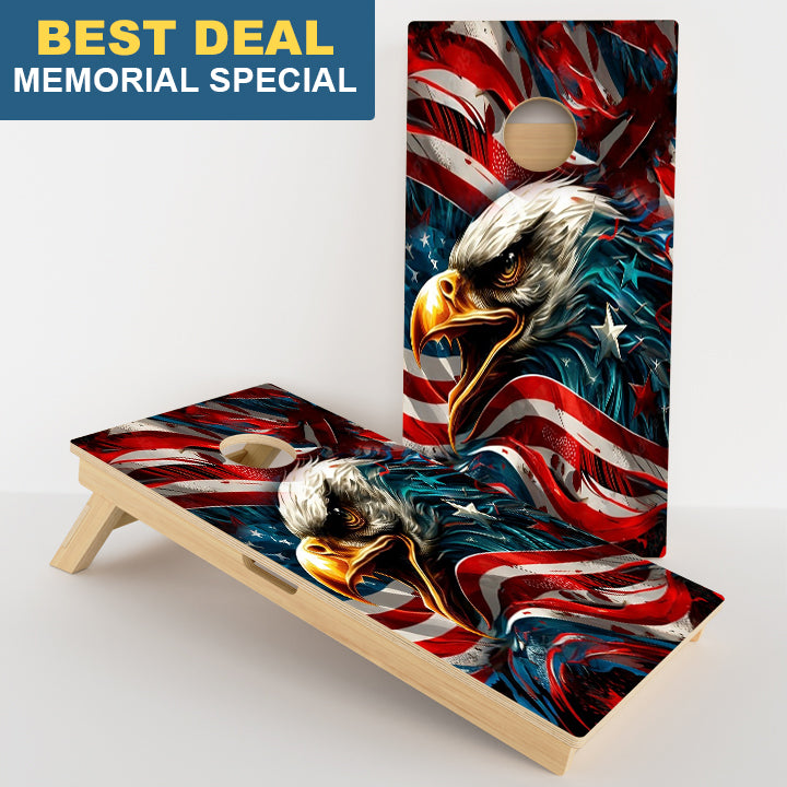 USA Patriotic Eagle Professional Cornhole Boards
