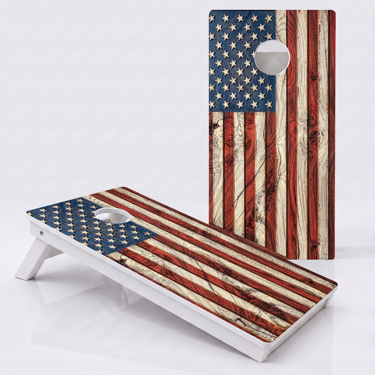 American Flag Weather Proof Cornhole Boards