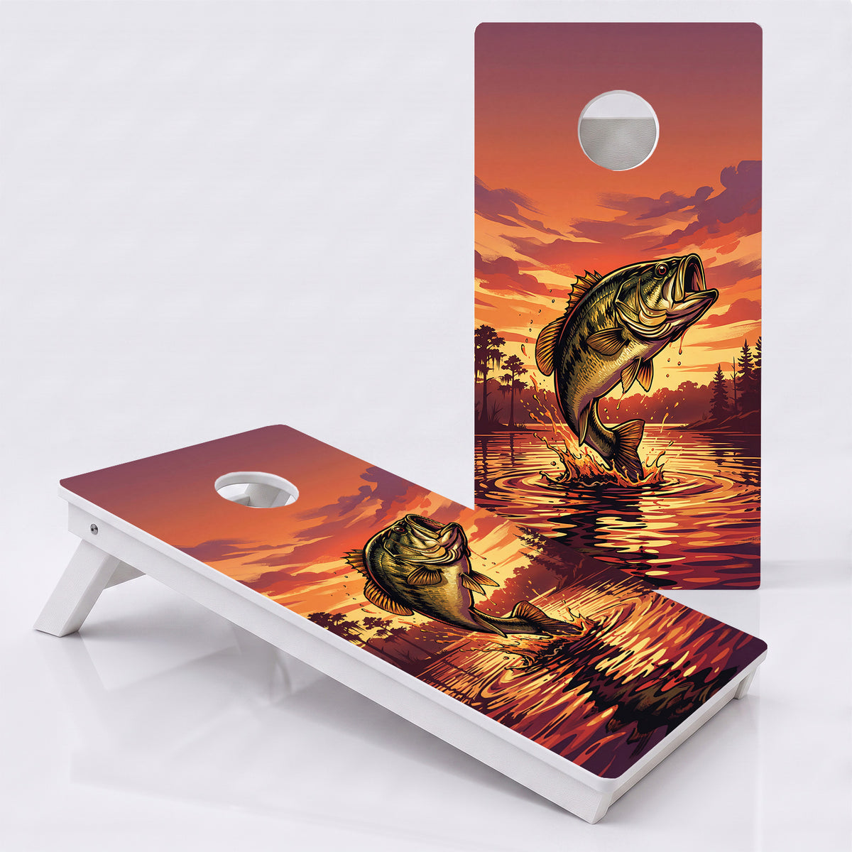 Bass Weather Proof Cornhole Boards