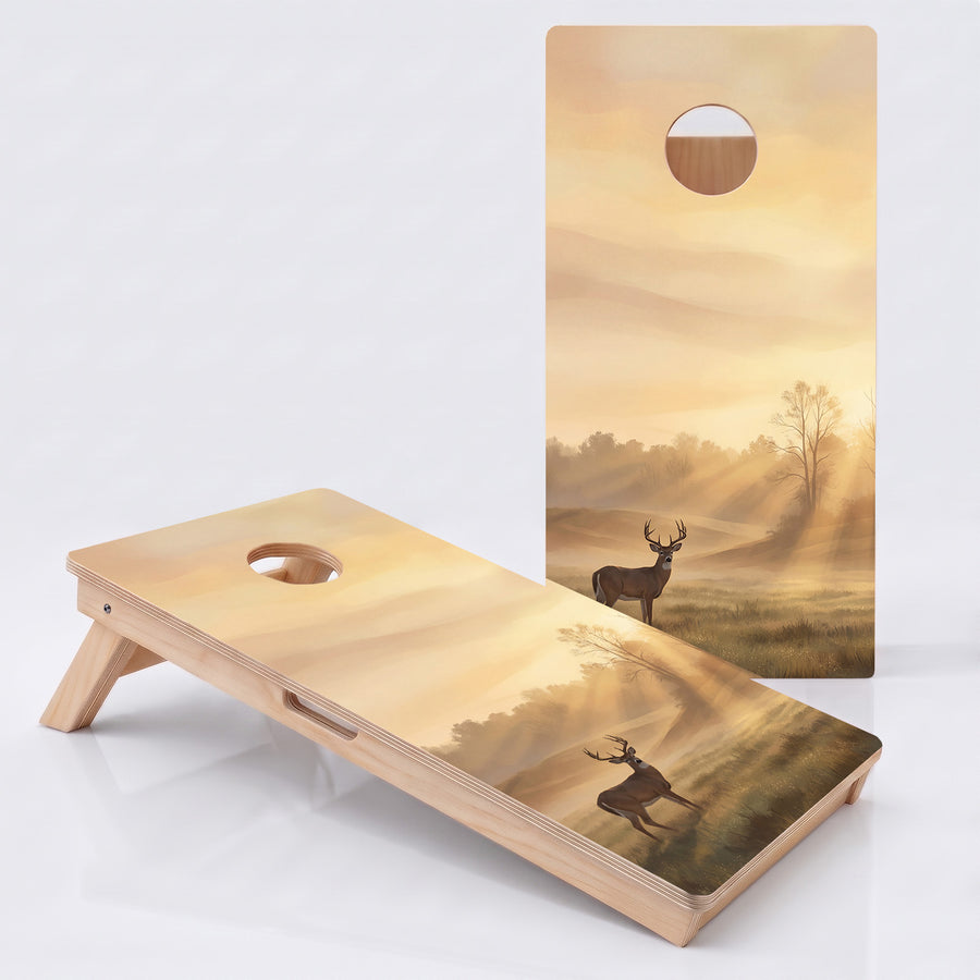 Sunrise Deer Professional Cornhole Boards