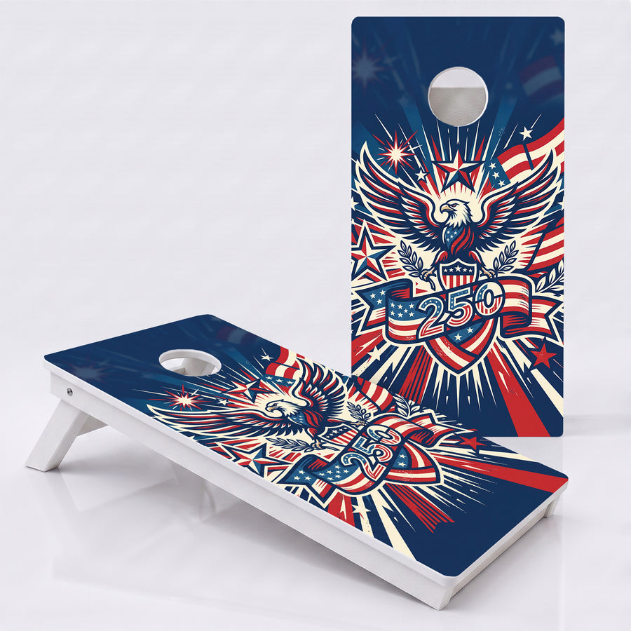 Americas 250th Anniversary Weather Proof Cornhole Boards
