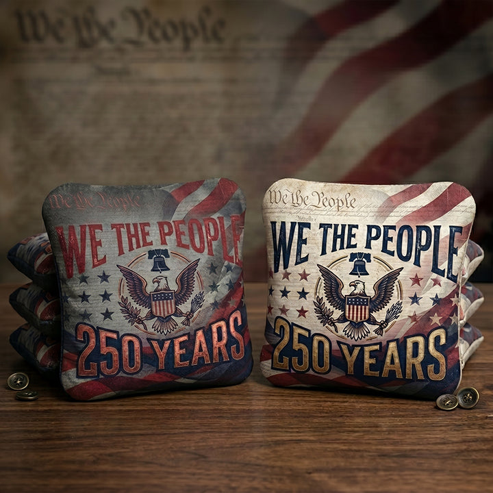250 Years - 8 PRO Stick & Slide Cornhole Bags