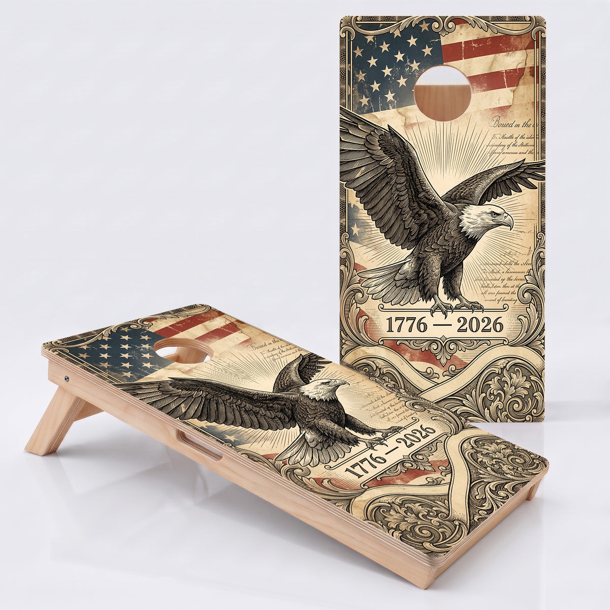 1776-2026 Professional Cornhole Boards