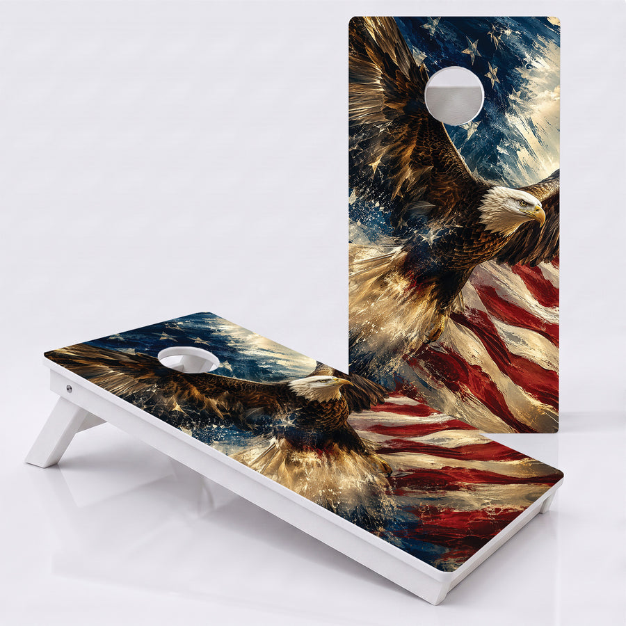 American Bald Eagle Weather Proof Cornhole Boards