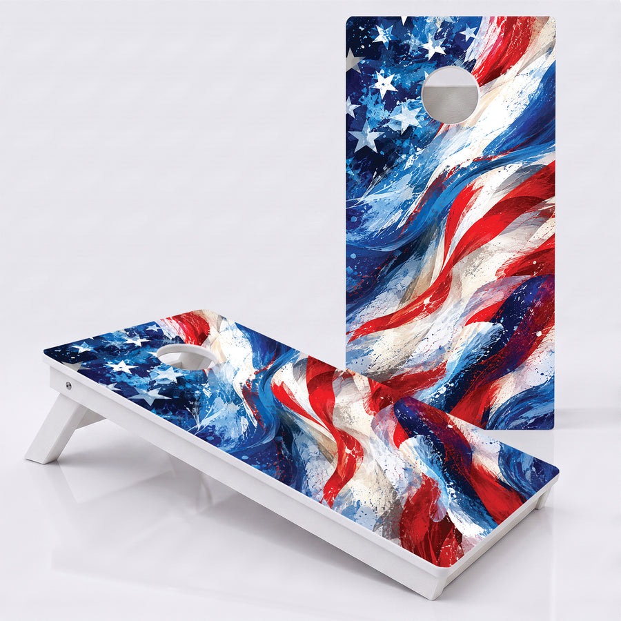 American Flag Weather Proof Cornhole Boards