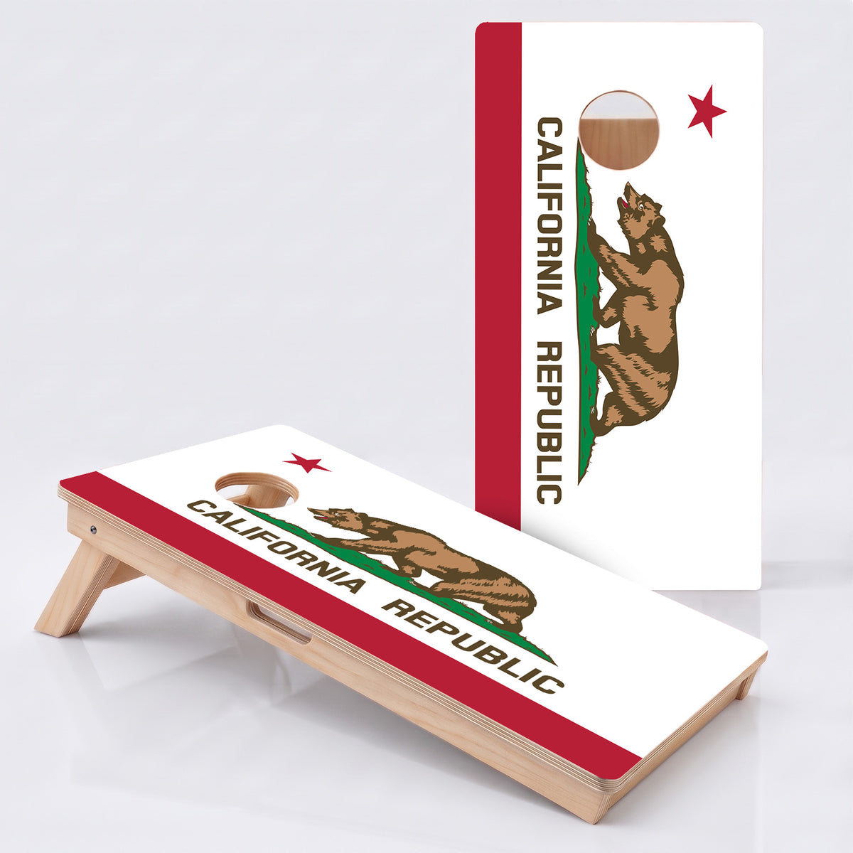 California Flag Professional Cornhole Board.