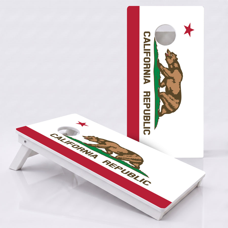 California Flag Weather Proof Cornhole Boards