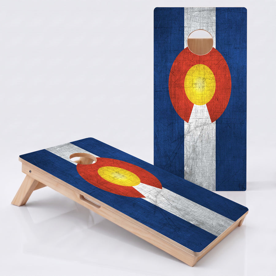 Colorado Flag Professional Cornhole Boards