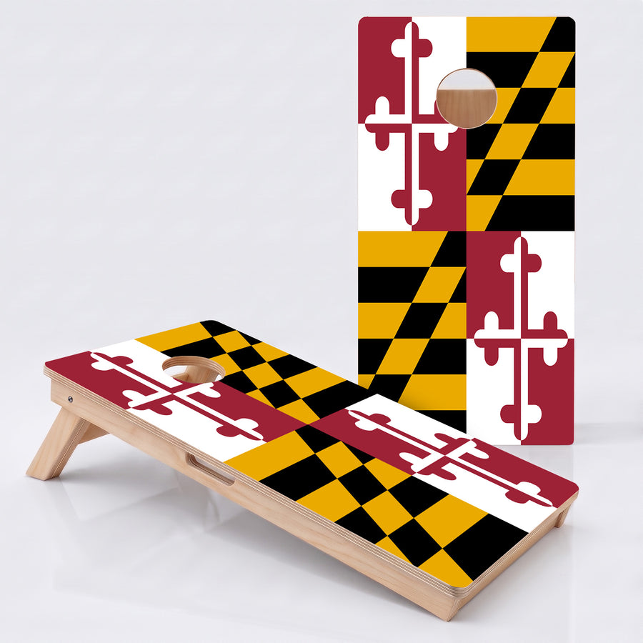 Maryland Flag Professional Cornhole Boards