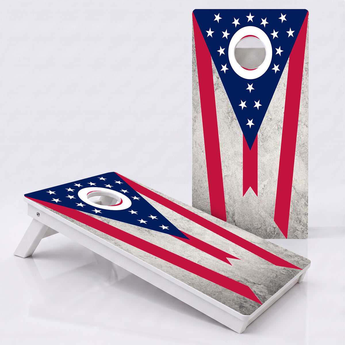 Ohio Flag Weather Proof Cornhole Boards