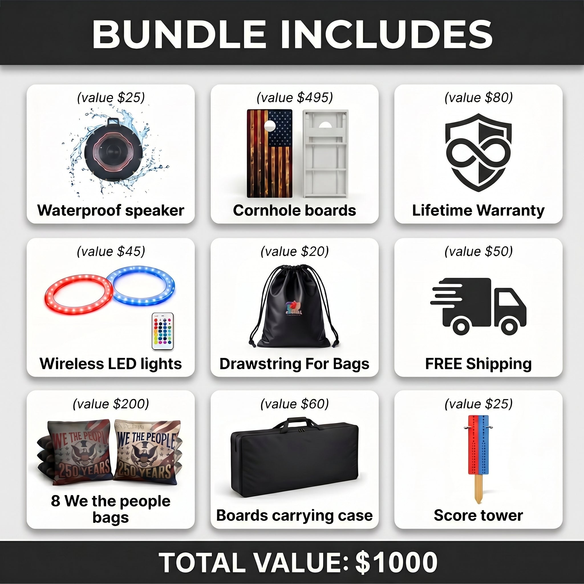 Weather Proof MEGA bundle American Flag