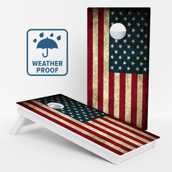 American Flag Weather Proof Cornhole Boards