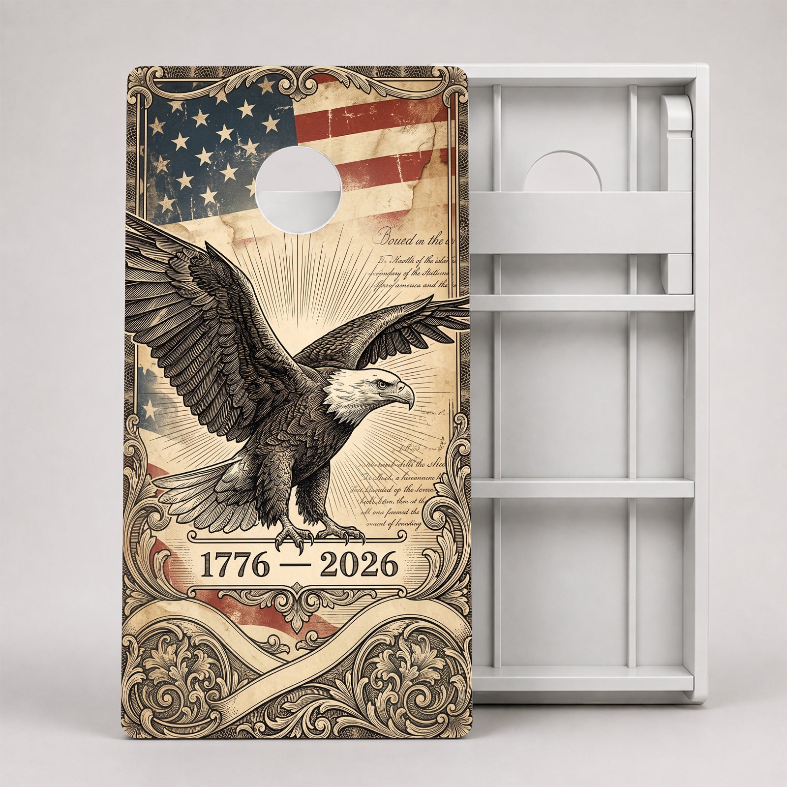 1776-2026 Weather Proof Cornhole Boards