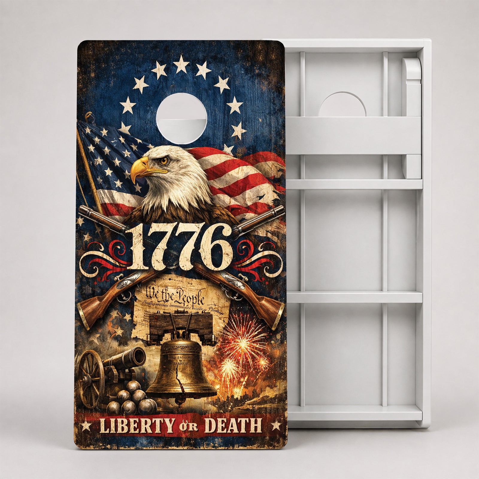 Liberty Or Death Weather Proof Cornhole Boards
