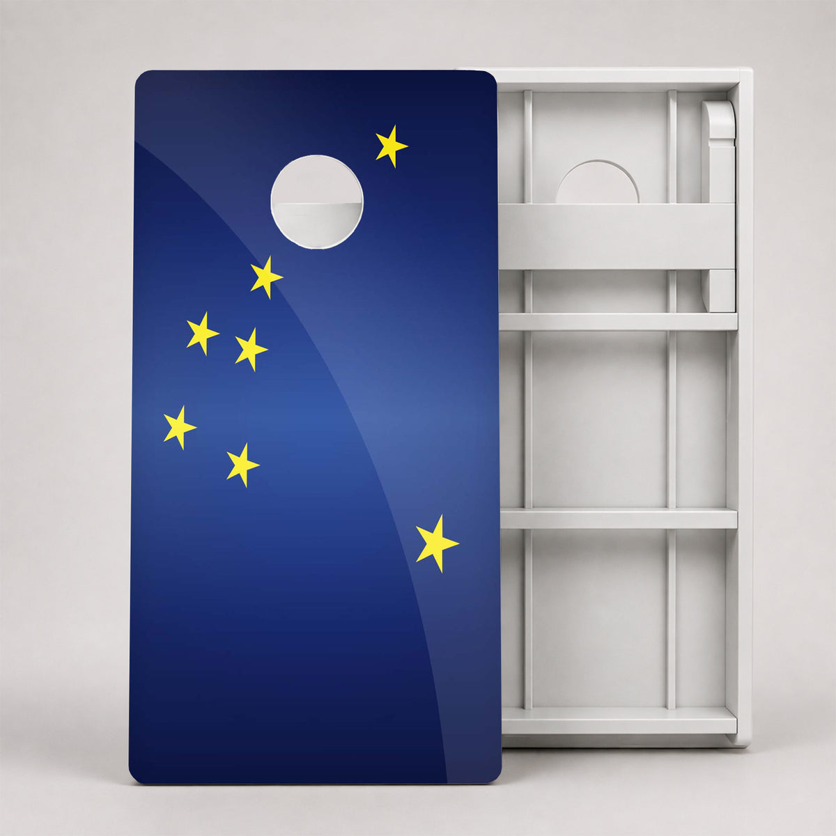 Alaska Flag Weather Proof Cornhole Boards