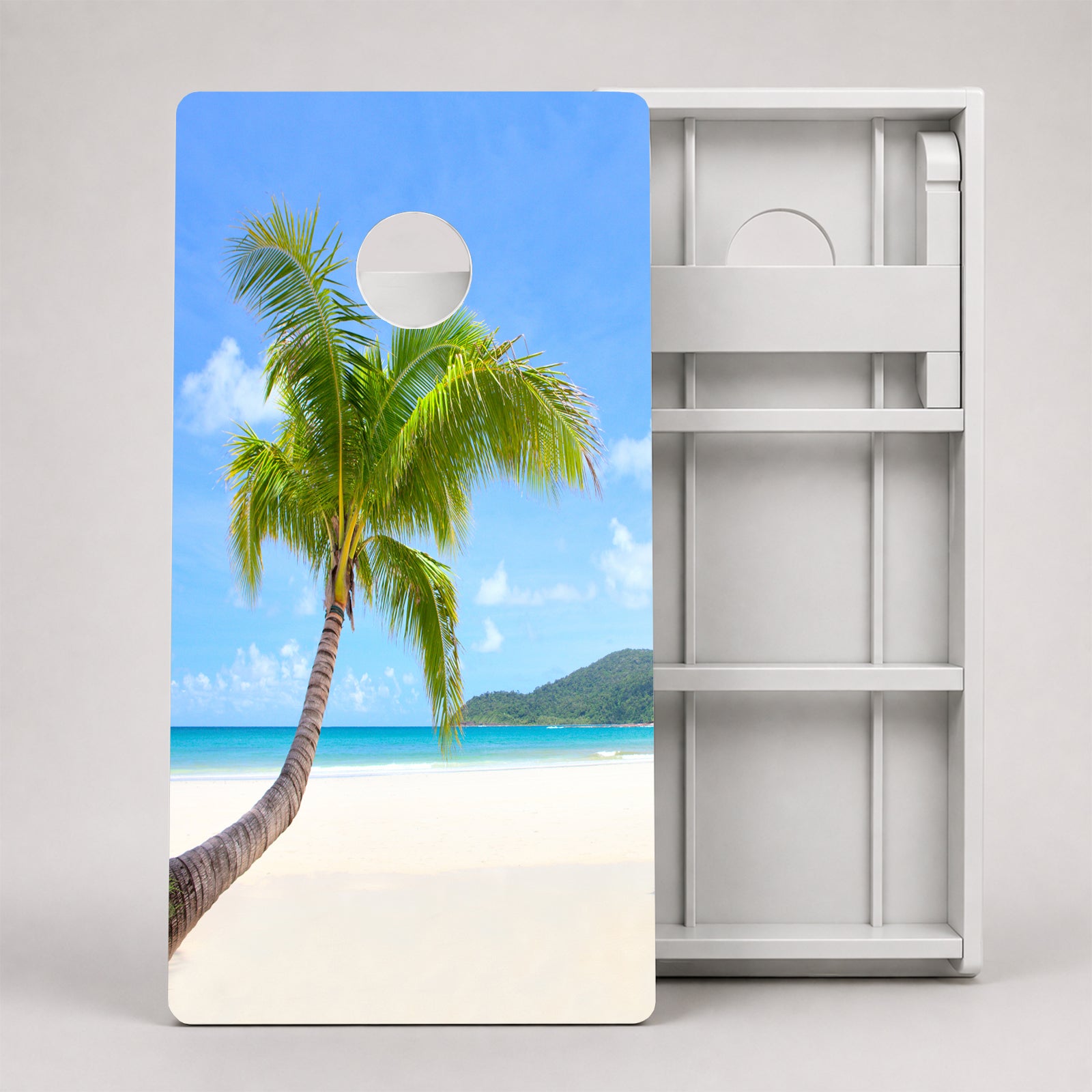 Beach Paradise Weather Proof Cornhole Boards