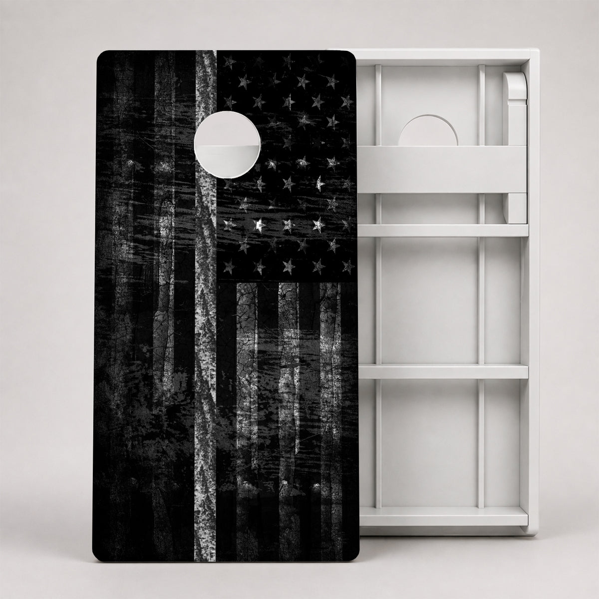 Thin White Line Flag Weather Proof Cornhole Boards