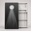 Wood Grain Weather Proof Cornhole Boards