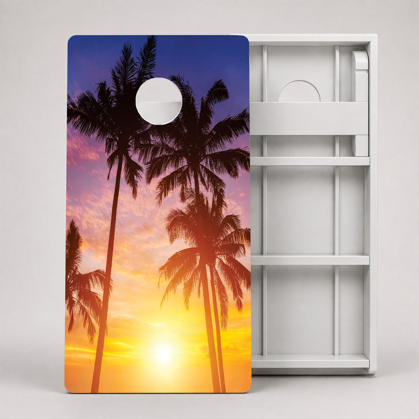 Beach Paradise Weather Proof Cornhole Boards