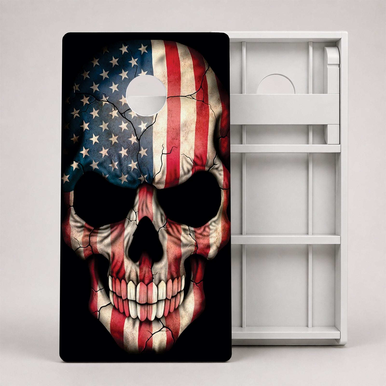 American Skull Weather Proof Cornhole Boards