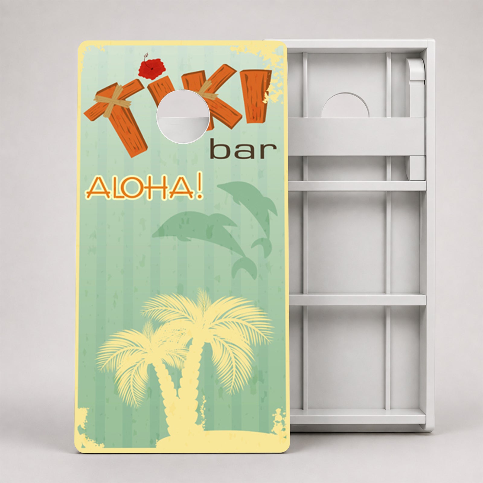 Tiki Bar Weather Proof Cornhole Boards