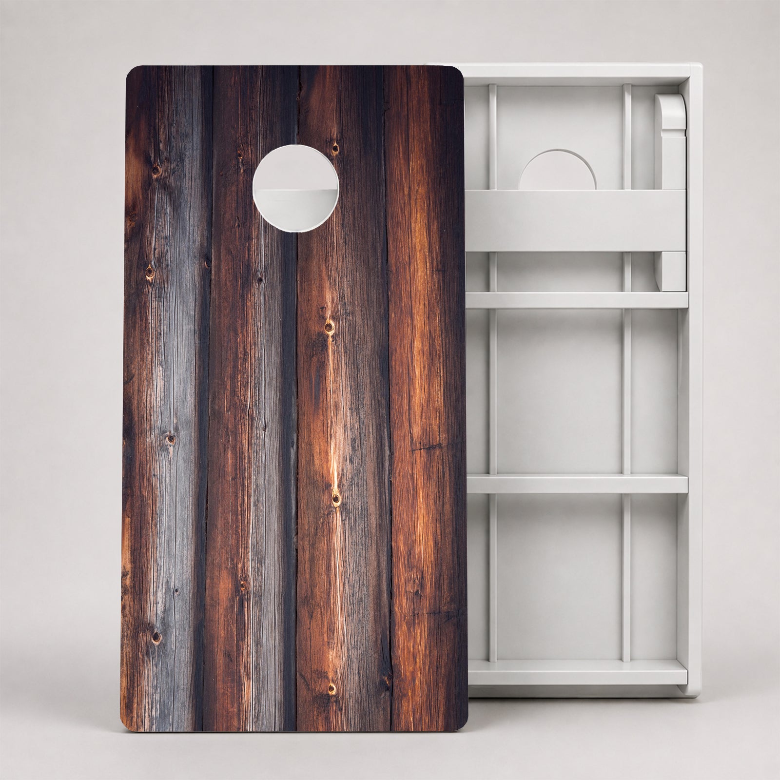 Wood Grain Weather Proof Cornhole Boards