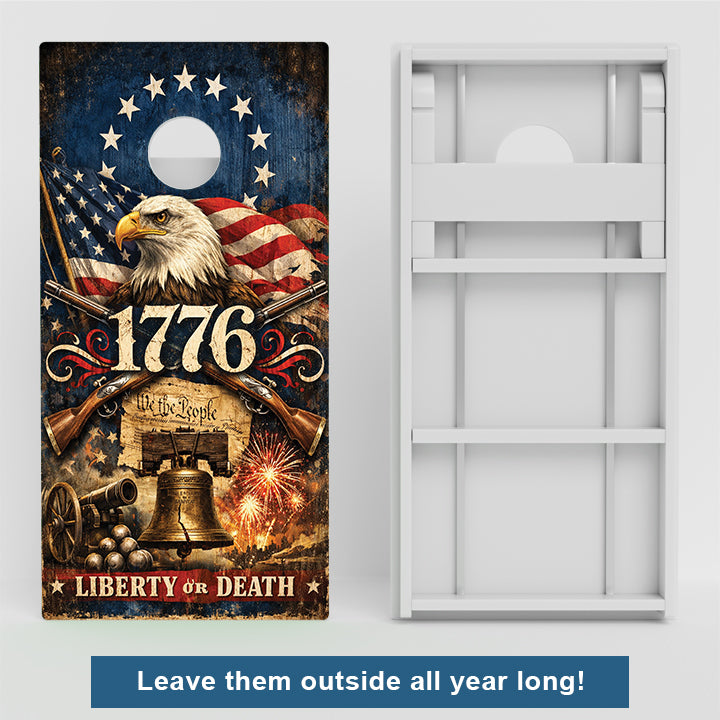 Liberty Or Death Weather Proof Cornhole Boards