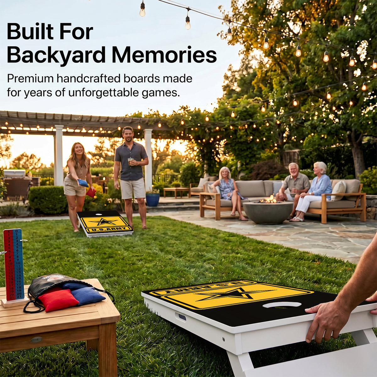 Army Weather Proof Cornhole Boards