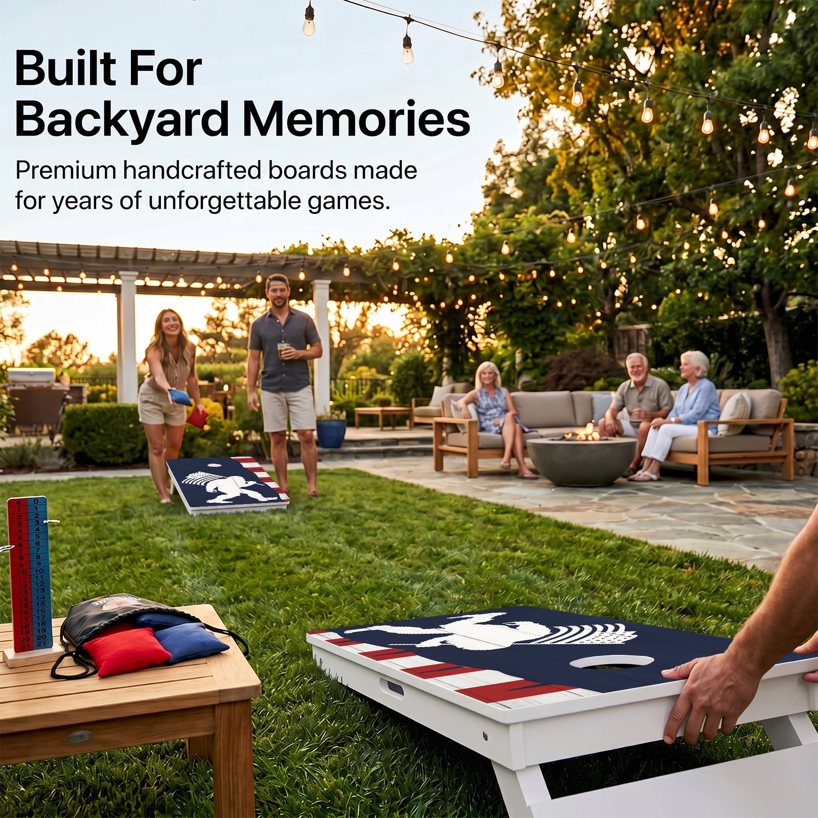 Sasquatch Weather Proof Cornhole Boards