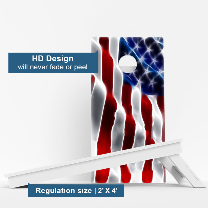 American Flag Weather Proof Cornhole Boards