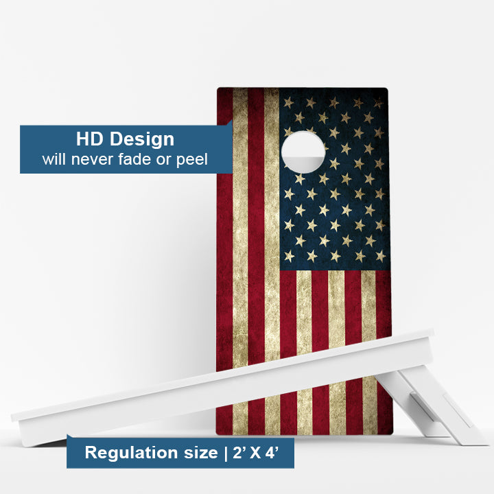 American Flag Weather Proof Cornhole Boards