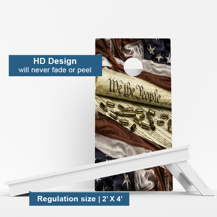 We The People Weather Proof Cornhole Boards