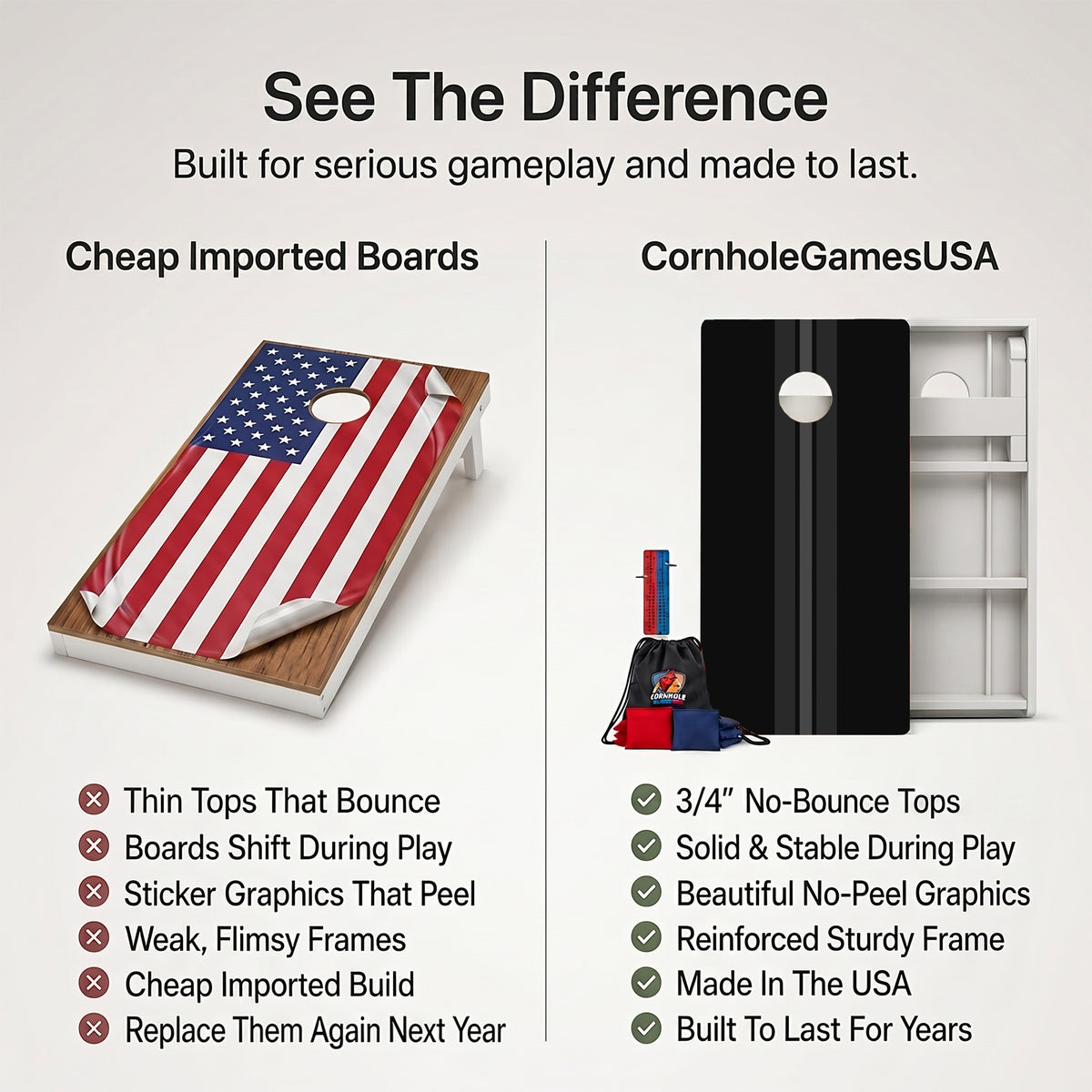 Modern Art Weather Proof Cornhole Boards