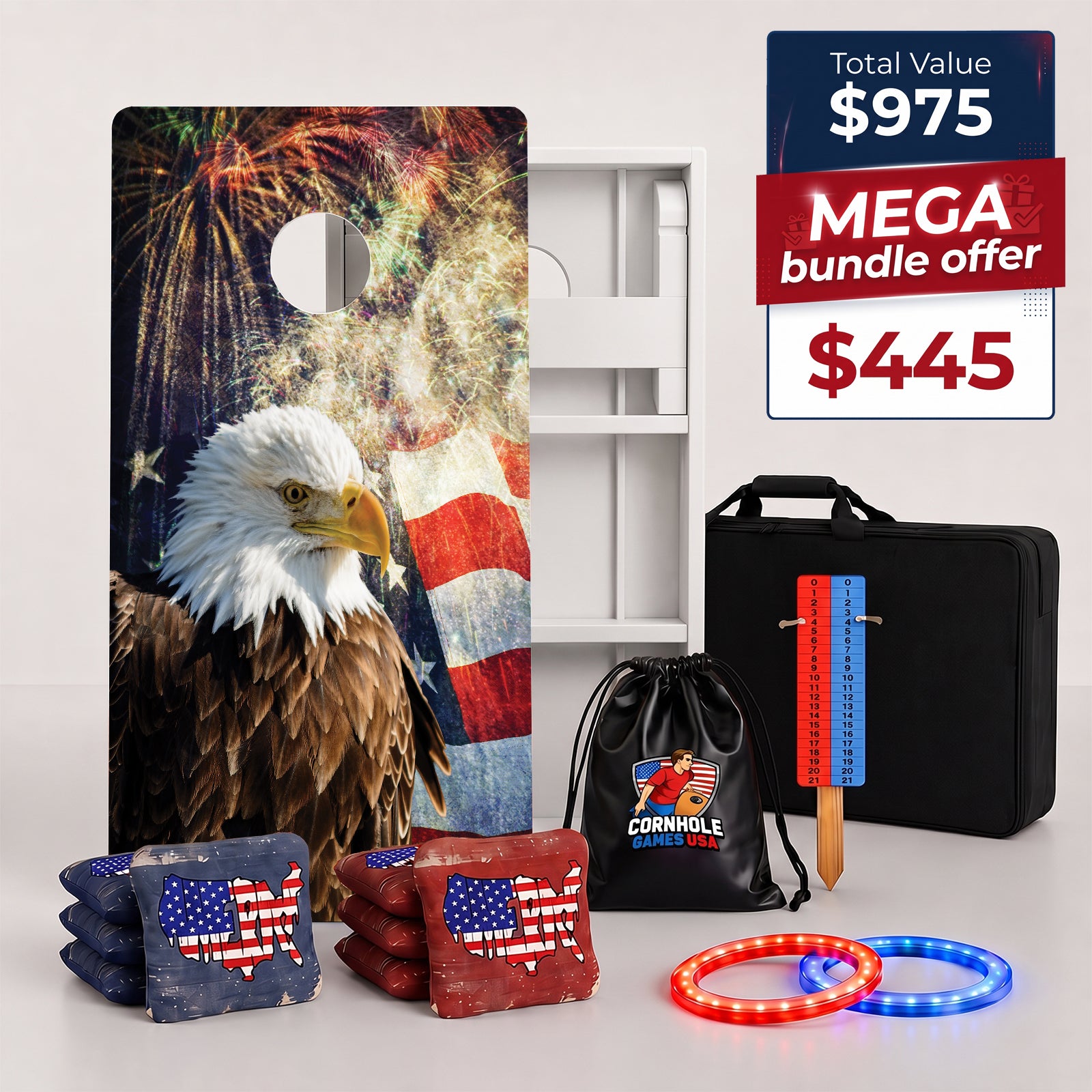 MEGA Bundle Weather Proof Patriotic Bald Eagle