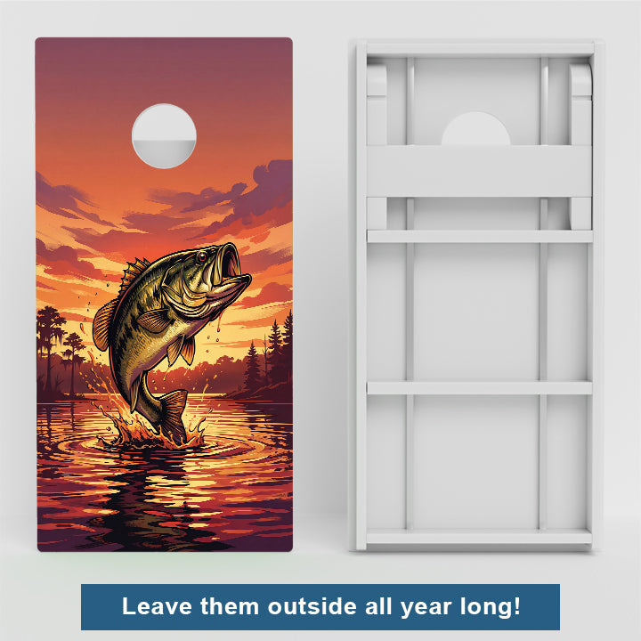 Bass Weather Proof Cornhole Boards